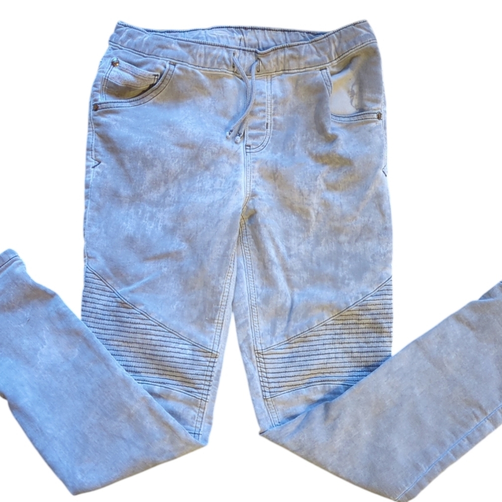 Art Class Moto Jeans, 14 Super Skinny Cotton Stretch Jogger Jeggings, Drawstring